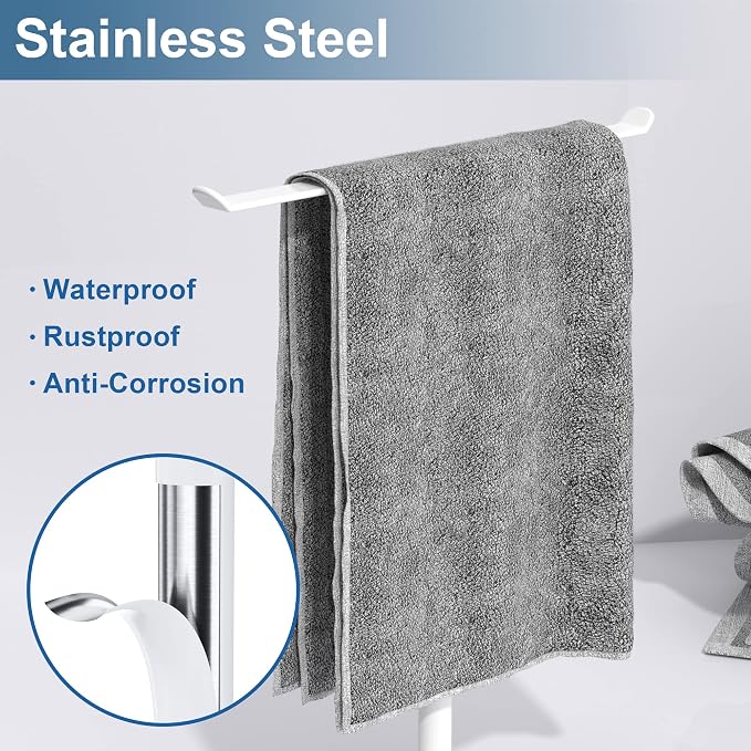 Towel Rack T-Shape Hand Towel Holder - Image 3