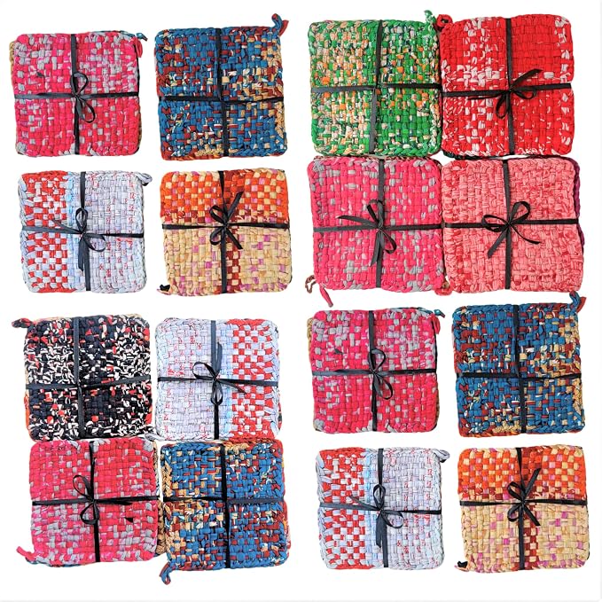 Quilted Cotton Potholders – Reversible - Image 8