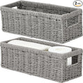 Vagusicc Wicker Storage Basket, Paper Rope Wicker Baskets by Vagusicc