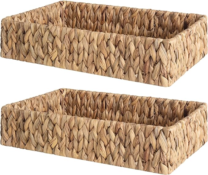 StorageWorks Large Water Hyacinth Tray by StorageWorks