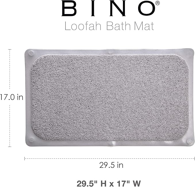 BINO | Loofah Non-Slip Bath Mat - Image 2