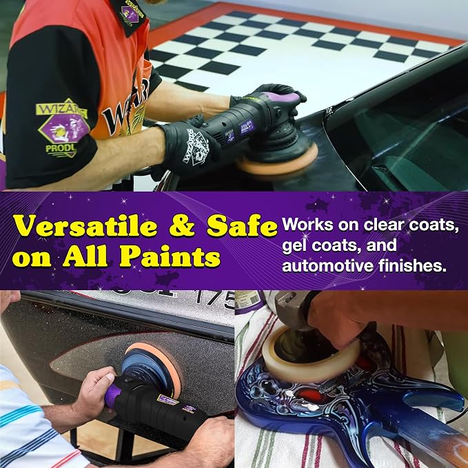 Wizards Buffing Polisher Kit – Foam Cutting Polishing Pads - Image 4