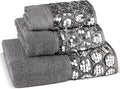 Zahari Home Sinatra Modern Bathroom Towel Set 3 Piece Towel Bath Towel by ZahariHome