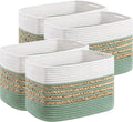 UBBCARE 4 Pack Baskets for Organizing, Woven Storage Baskets for Toys and Towel by UBBCARE