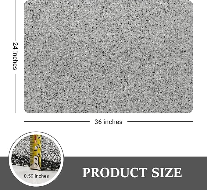 LuxStep Shower Mat Bathtub Mat, 24x36 inch, Non-Slip Bath Mat - Image 2