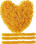Rubber Bands mini 2000pcs rubber band yellow 0.5inch small Rubber Band Mini by AIWOQI
