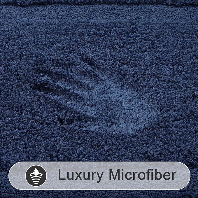 SHACOS Soft Fluffy Bathroom Rugs Set of 3 - Image 9