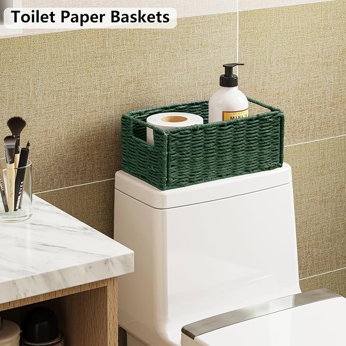Vagusicc Wicker Storage Basket, Small Storage Baskets - Image 6