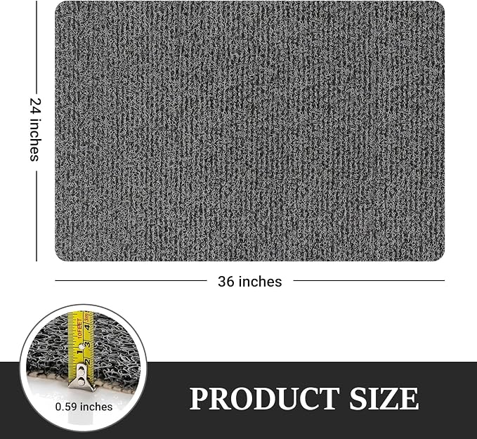LuxStep Shower Mat Bathtub Mat, 24x36 inch, Non-Slip Bath Mat - Image 2