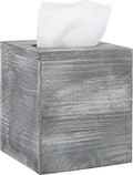 MyGift Graywashed Wood Decorative Tissue Box Holder Cover, Bathroom Facial by MyGiftHome