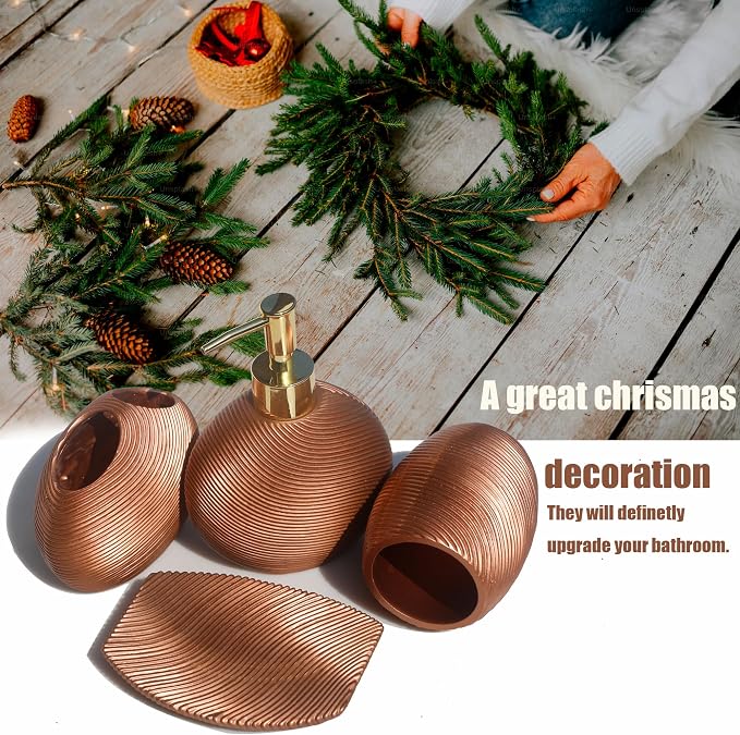 LUANT Bathroom Accessories Set Including Cup, Toothbrush Holders, Soap Dishes - Image 2