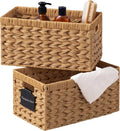 UBBCARE Storage Baskets with Label, Wicker Pantry Baskets by UBBCARE