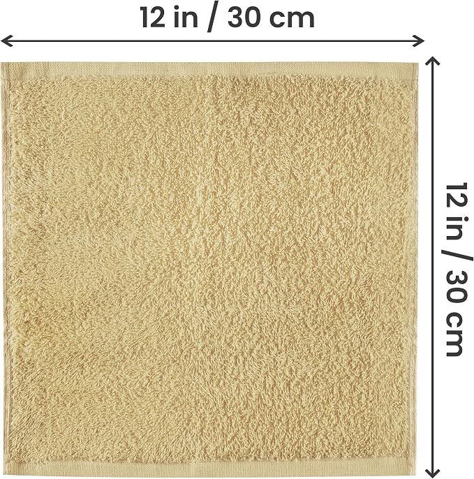 Utopia Towels 12 Pack Cotton Washcloths Set, 100% Ring Spun Cotton, Premium - Image 2