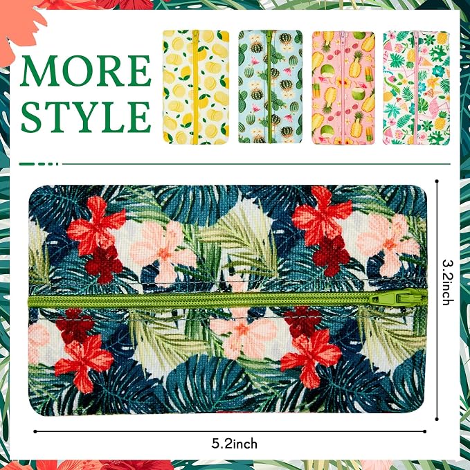 Sherr 5 Pieces Tissues Purse Pocket Tissue Holder Reusable Travel Tissue Pouch - Image 3