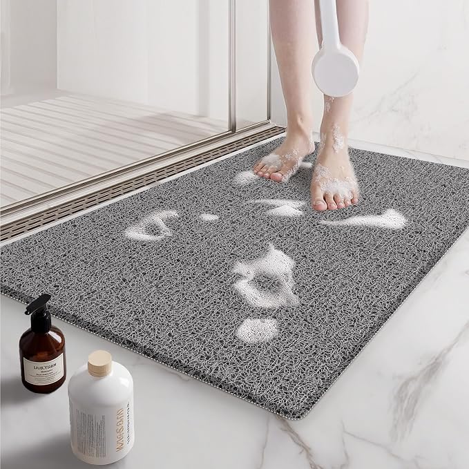 Non Slip Shower Mats for Inside Shower, 17x30 Inch, Anti-Slip Bathtub Mats for by Mecko