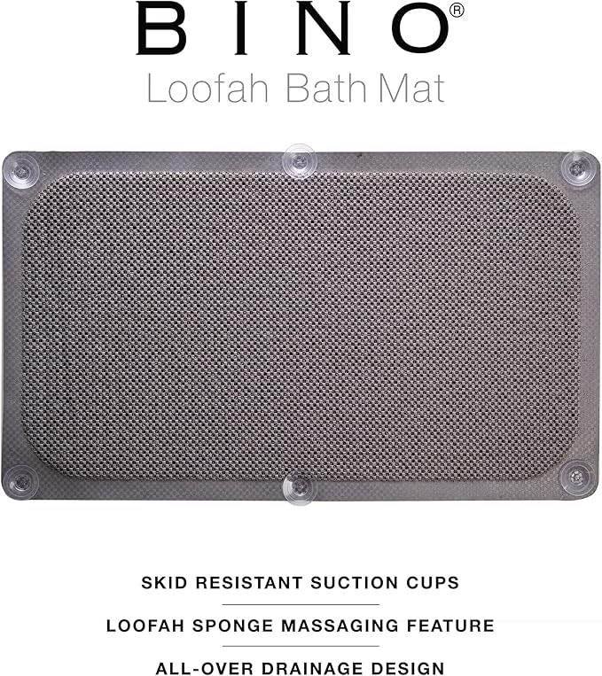 BINO | Loofah Non-Slip Bath Mat - Image 3