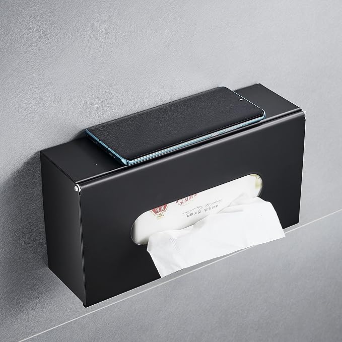 JunSun Rectangular Tissue Box Cover Tissue Box Holder Napkin Holder Tissue - Image 3