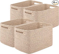 Storage Baskets for Organizing, Woven Decorative Baskets for Shelves by OIASKET