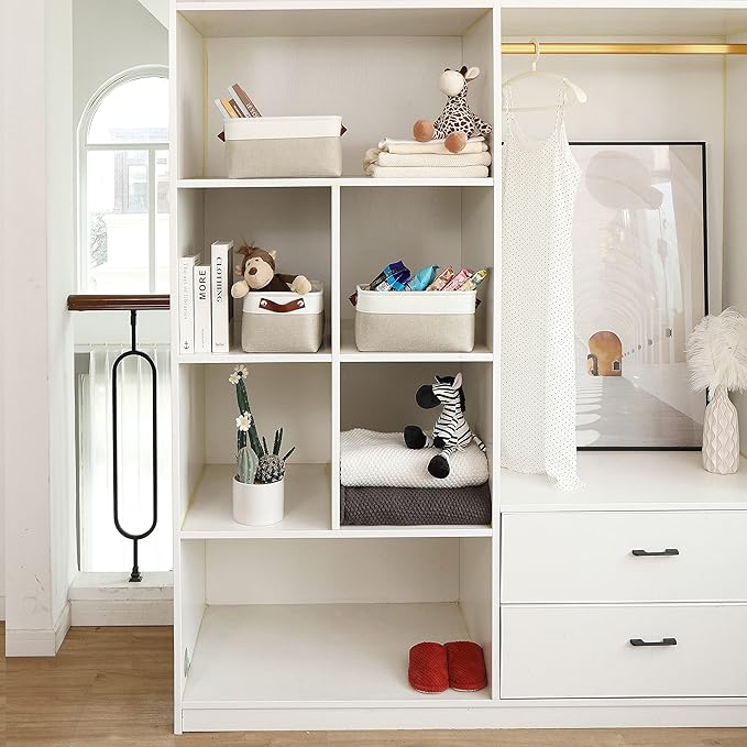 OrganiHaus Small Fabric Storage Baskets - Image 6