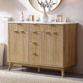 T4TREAM 48" Fluted Bathroom Vanity by T4TREAMFurniture
