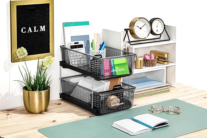 madesmart Premium 2 Tier Organizer, Undersink Storage - Image 2
