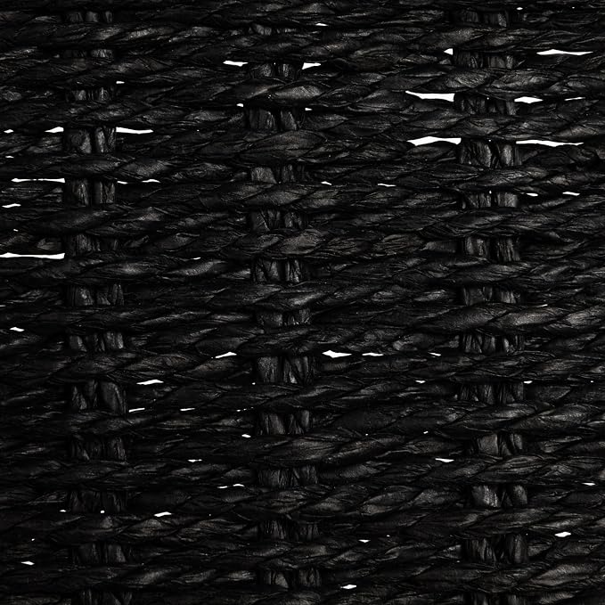 Household Essentials Handwoven Paper Rope Rectangular Storage Basket - Image 6