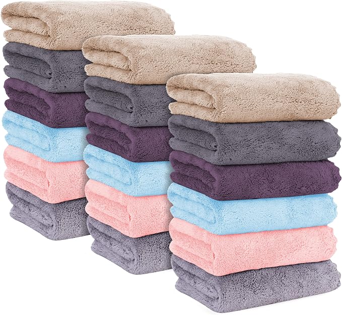 MOONQUEEN 18 Pack Premium Hand Towels by MOONQUEEN