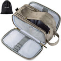 Elviros Toiletry Bag for Men, Large Travel Shaving Dopp Kit Water-resistant by Elviros