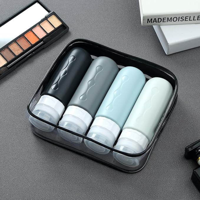 Gemice Travel Bottles for Toiletries, Tsa Approved, Travel Size Containers - Image 2