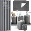 8-Piece Grey Bathroom Sets by BetterbathroomwithXLHOME