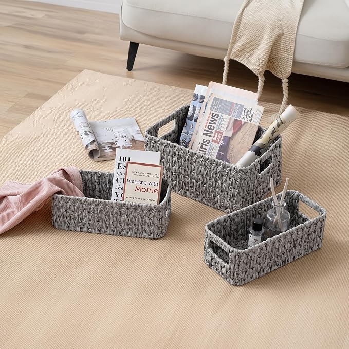 GRANNY SAYS Wicker Baskets for Organizing, Storage Baskets for Shelves - Image 7