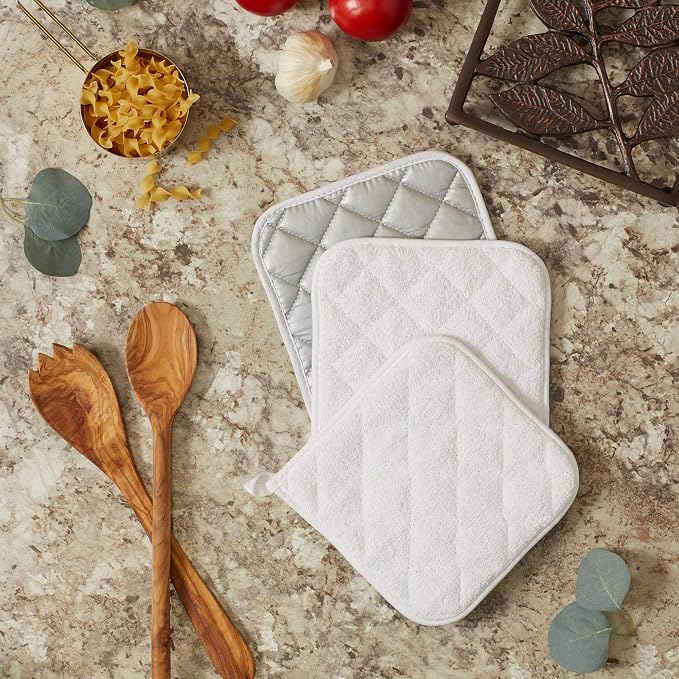 DII Basic Terry Collection Quilted 100% Cotton, 3 Piece - Image 3