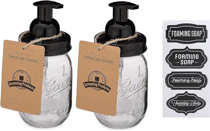 Jarmazing Products Mason Jar Foaming Soap Dispenser by JarmazingProducts
