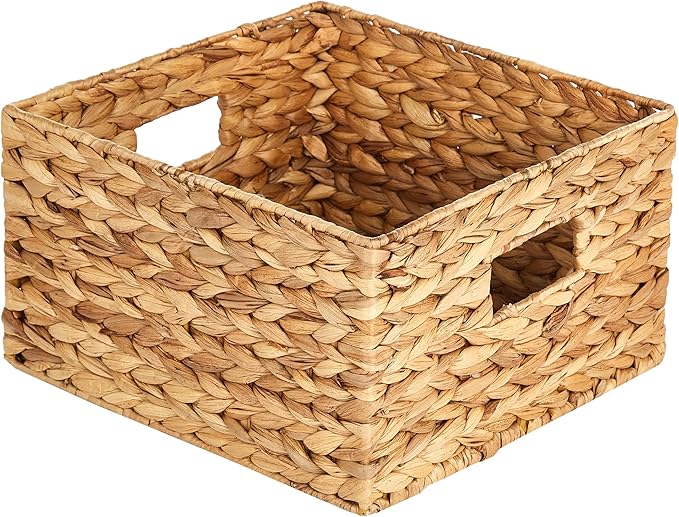 Honey-Can-Do Banana Leaf Storage Baskets –Water Hyacinth Woven Basket, - Image 4