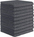 DecorRack 10 Pack 100% Cotton Wash Cloth, Luxurious Soft, 12 x 12 inch Ultra by DecorRack