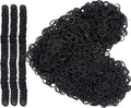 Rubber Bands mini 2000pcs rubber band black 0.5inch small Rubber Band Mini Soft by AIWOQI
