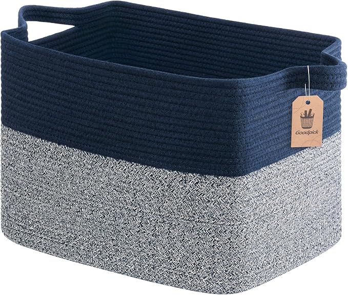 Goodpick Woven Baskets for Organizing, Decorative Toy Baskets Storage Kids by Goodpick