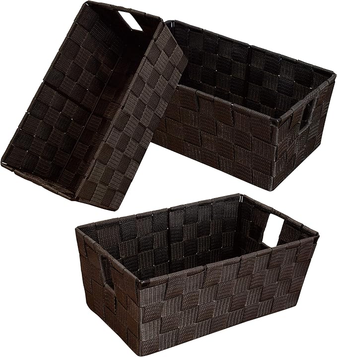 homyfort Woven Shelf Storage Tote Basket Bins Container, Storage Boxes Cube by homyfort