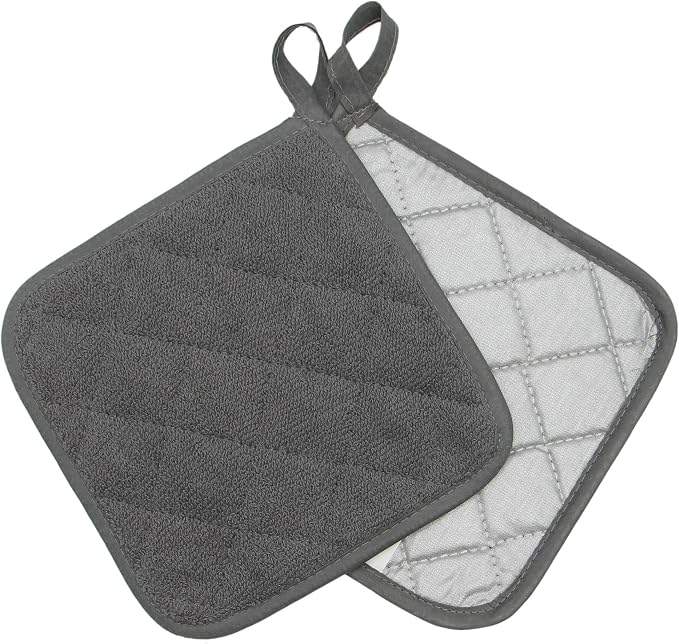 Cotton Pot Holders Cotton Made Machine Washable Heat Resistant Everyday Kitchen - Image 4