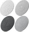 ME.FAN 7 Inch Trivets/Potholders 4 Set Cotton Thread Weave Trivets by MEFAN