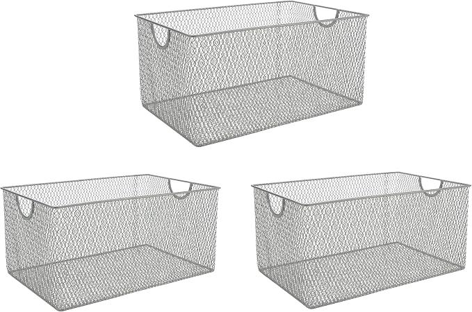 YBM HOME Kitchen Pantry Organizer Wire Baskets by YBMHome
