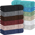 White Classic Luxury Cotton Washcloths 13x13 Inch by WhiteClassic