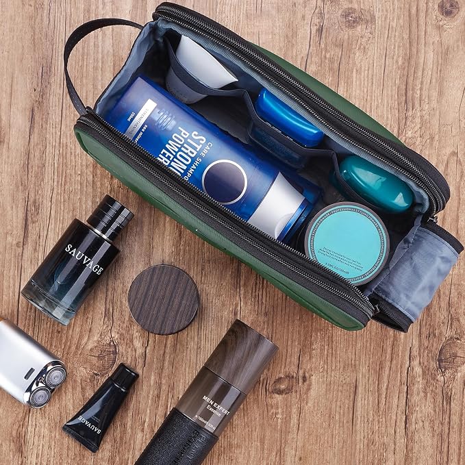 ZEEMO Travel Toiletry Bag for Men, Medium Water-Resistant Double-Sided - Image 6