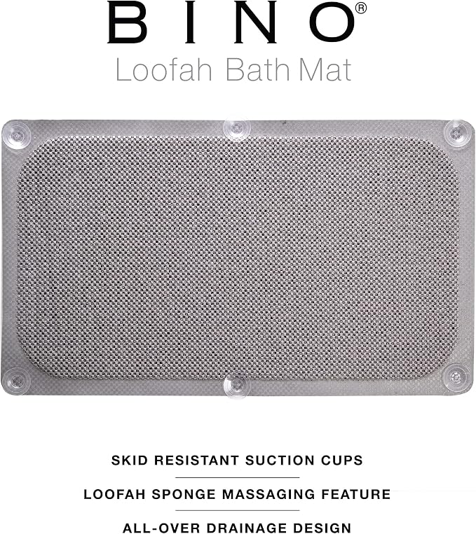 BINO | Loofah Non-Slip Bath Mat - Image 3