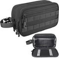 Men's Toiletry Bag, Tactical Inspired Hygiene Shaving Bath Shower Grooming by HILOMON
