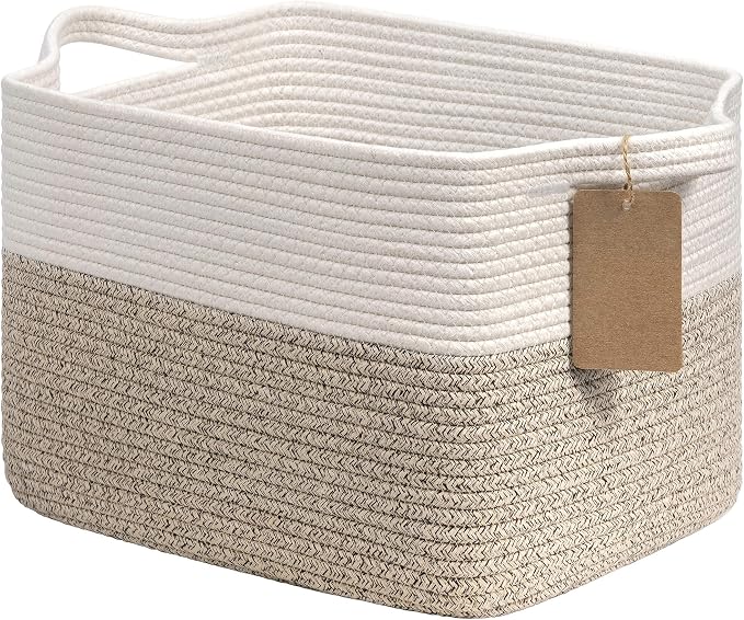 Goodpick Woven Storage Basket, Cotton Rope Basket by Goodpick