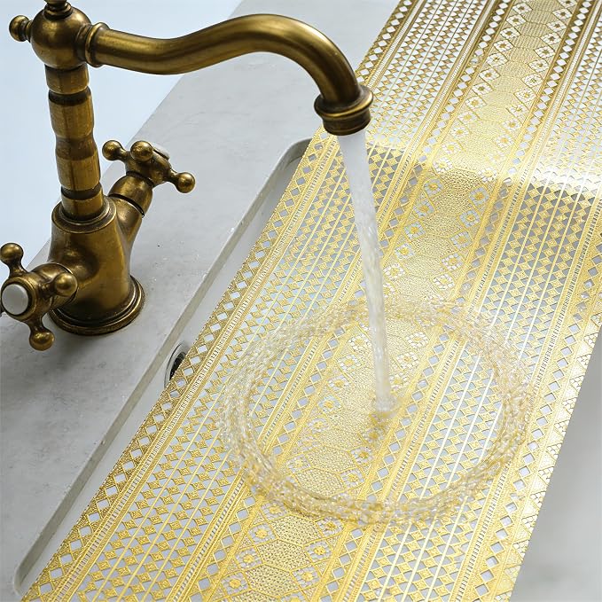 Shelf and Drawer Liner for Kitchen Cabinet, Non-Adhesive Waterproof Oil-Proof - Image 5
