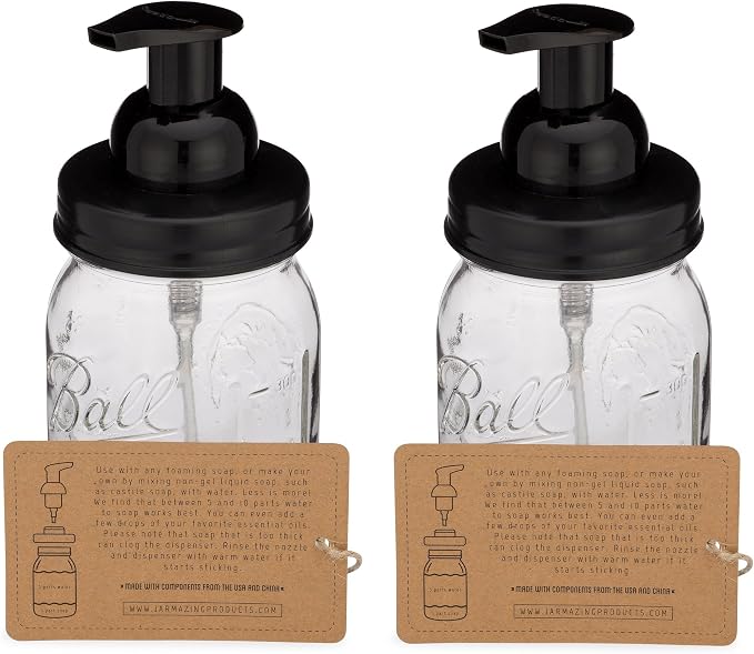 Jarmazing Products Mason Jar Foaming Soap Dispenser - Image 4