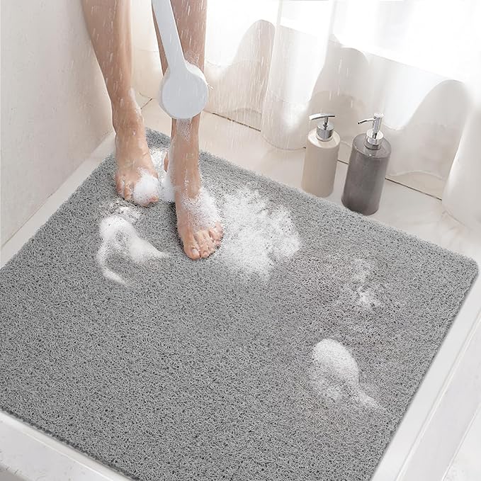 Shower Mat Non Slip Square, Bath Tub Mat by HITSLAM