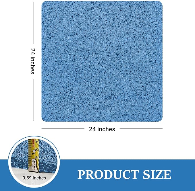 LuxStep Shower Mat Bathtub Mat, 24x24 inch, Non-Slip Bath Mat - Image 2